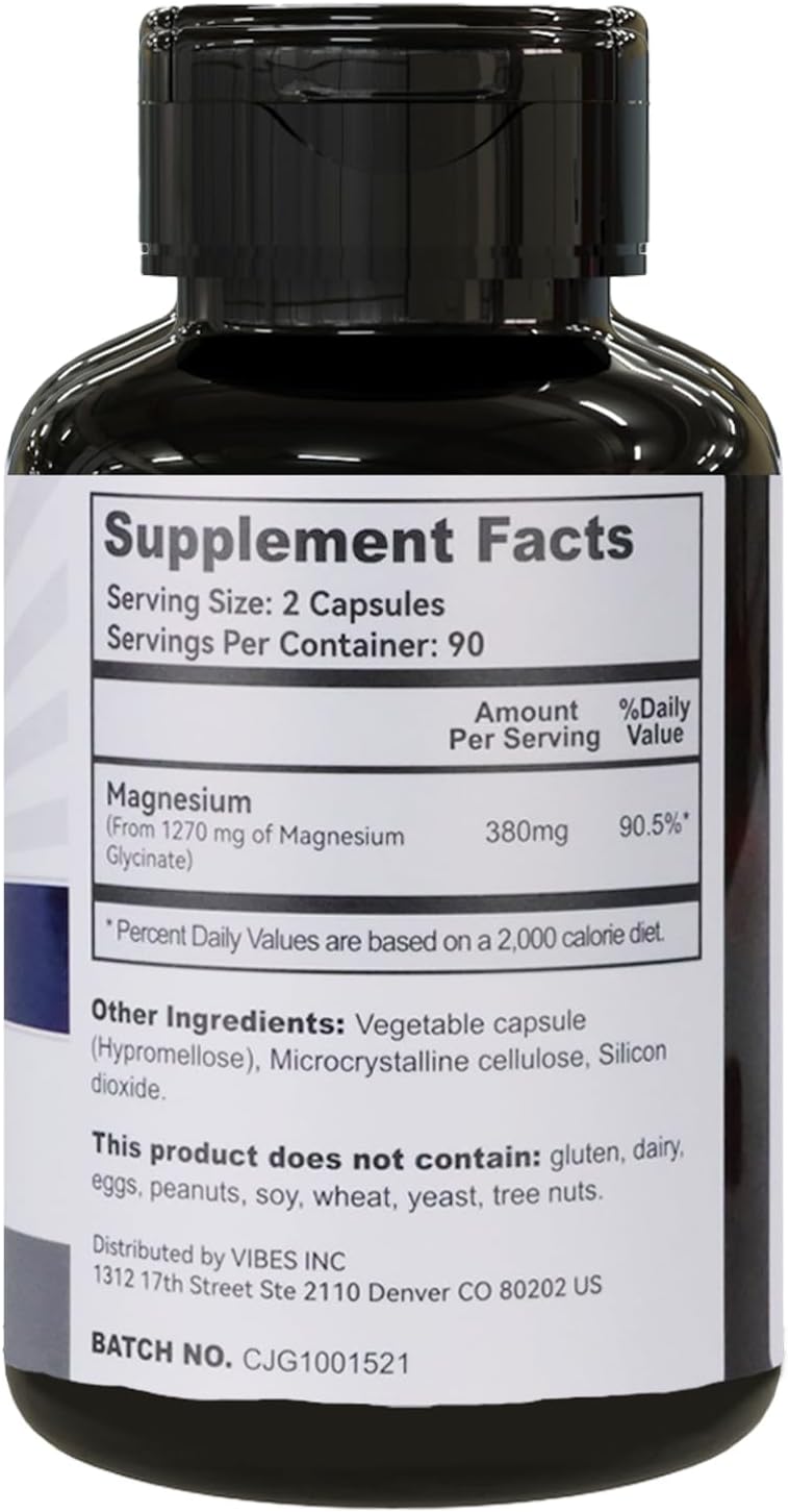 EAZGOO Magnesium Glycinate Supplement, Mineral Magnesium Supplement