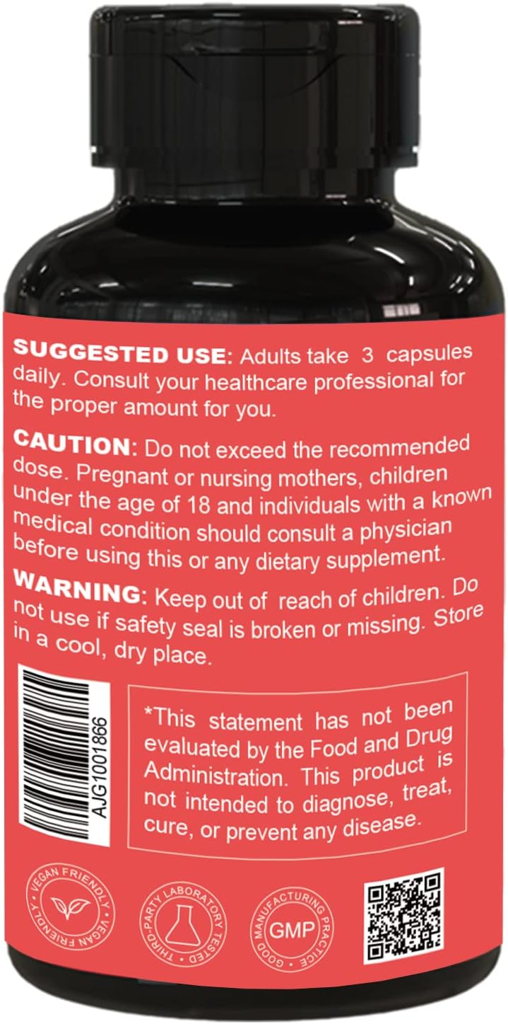 EAZGOO D-Mannose Capsules 5-in-1 Formula - D Mannose D 750 mg wiht Cranberry, Dandelion, Hibiscus Flower Extract and Vitamin C, Fast Acting Supplements,60 Capsules