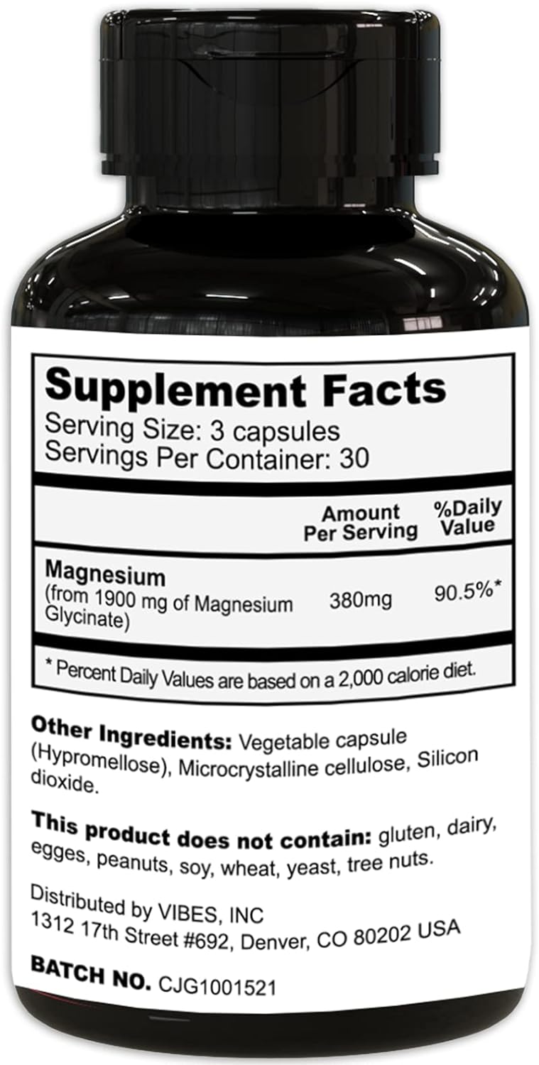 EAZGOO Magnesium Glycinate Supplement, Mineral Magnesium Supplement