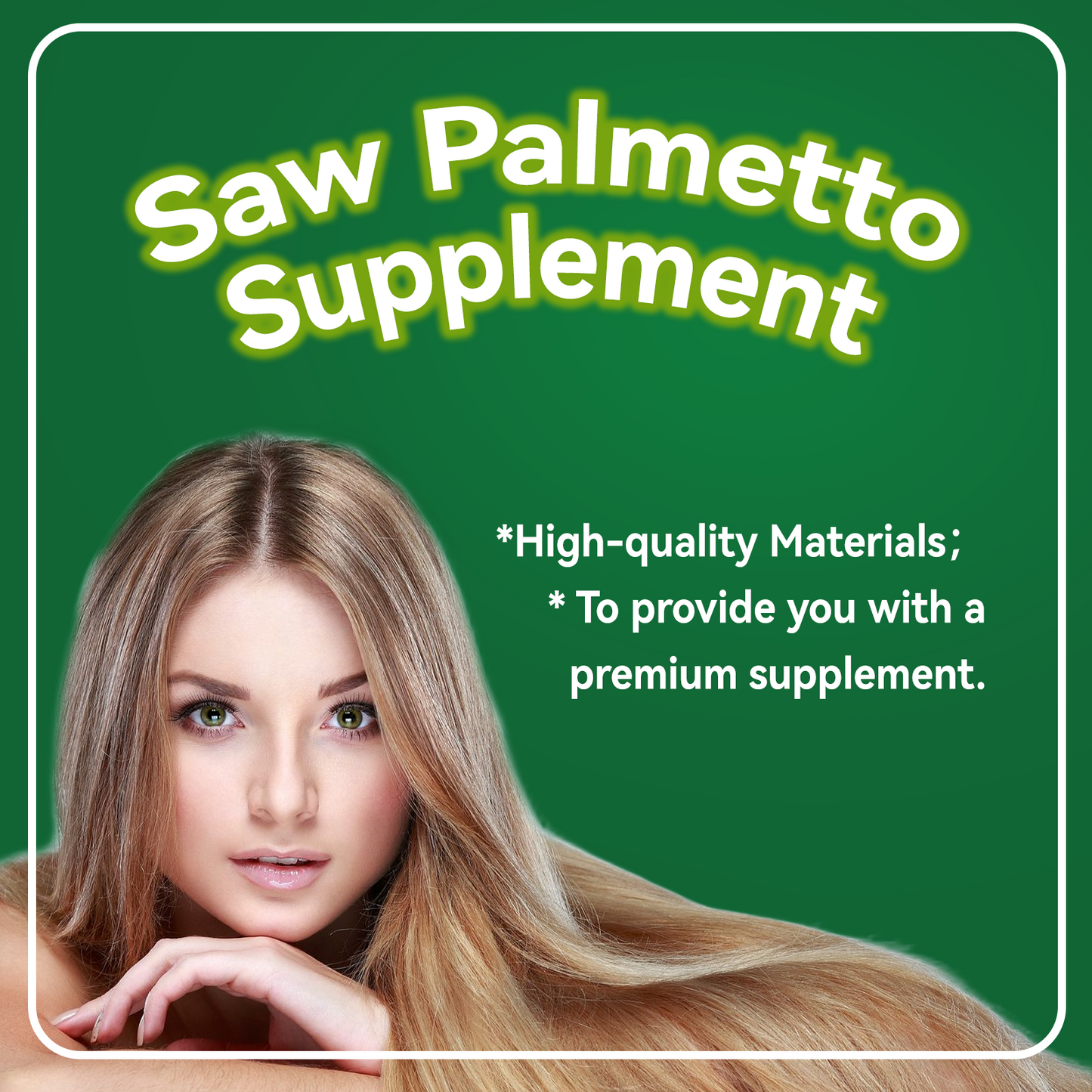 Saw Palmetto Supplement, Saw Palmetto Extract 750mg, with Lycopene, Pumpkin Seed Powder, for Men and Women,Non-GMOs & Gluten, Vegan, 90 Count Capsules